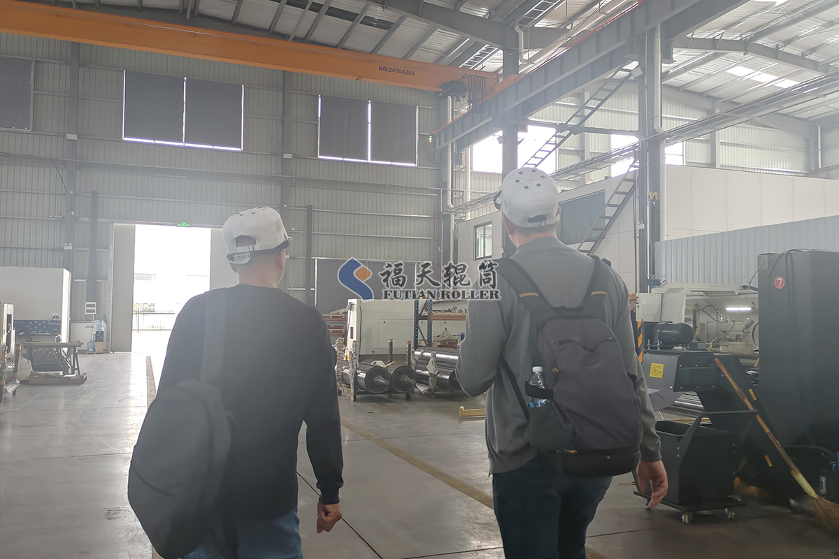 福天辊筒欢迎以色列印刷设备行业客户到访